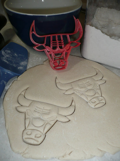 Chicago Bulls Basketball Team Sports Cookie Cutter Made In USA PR2712