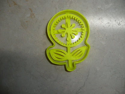 Dandelion Yellow Flower Perennial Weed Cookie Cutter Made In USA PR2653