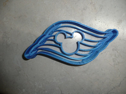 Mickey Mouse Head On Cruise Line Flag Cookie Cutter Made In USA PR2722