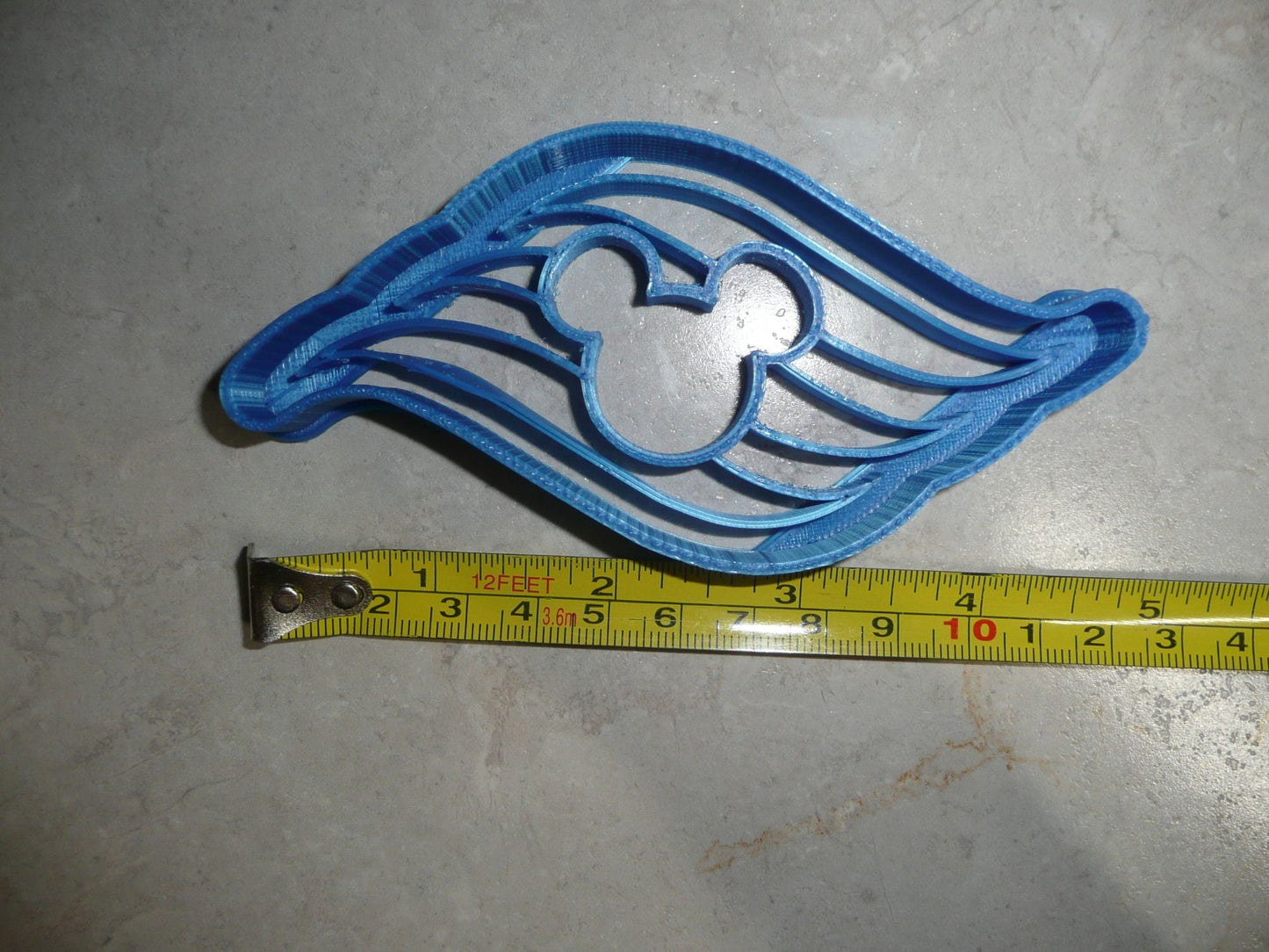 Mickey Mouse Head On Cruise Line Flag Cookie Cutter Made In USA PR2722
