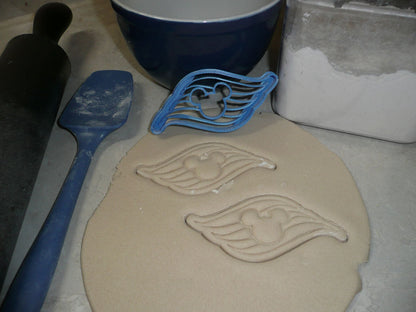 Mickey Mouse Head On Cruise Line Flag Cookie Cutter Made In USA PR2722