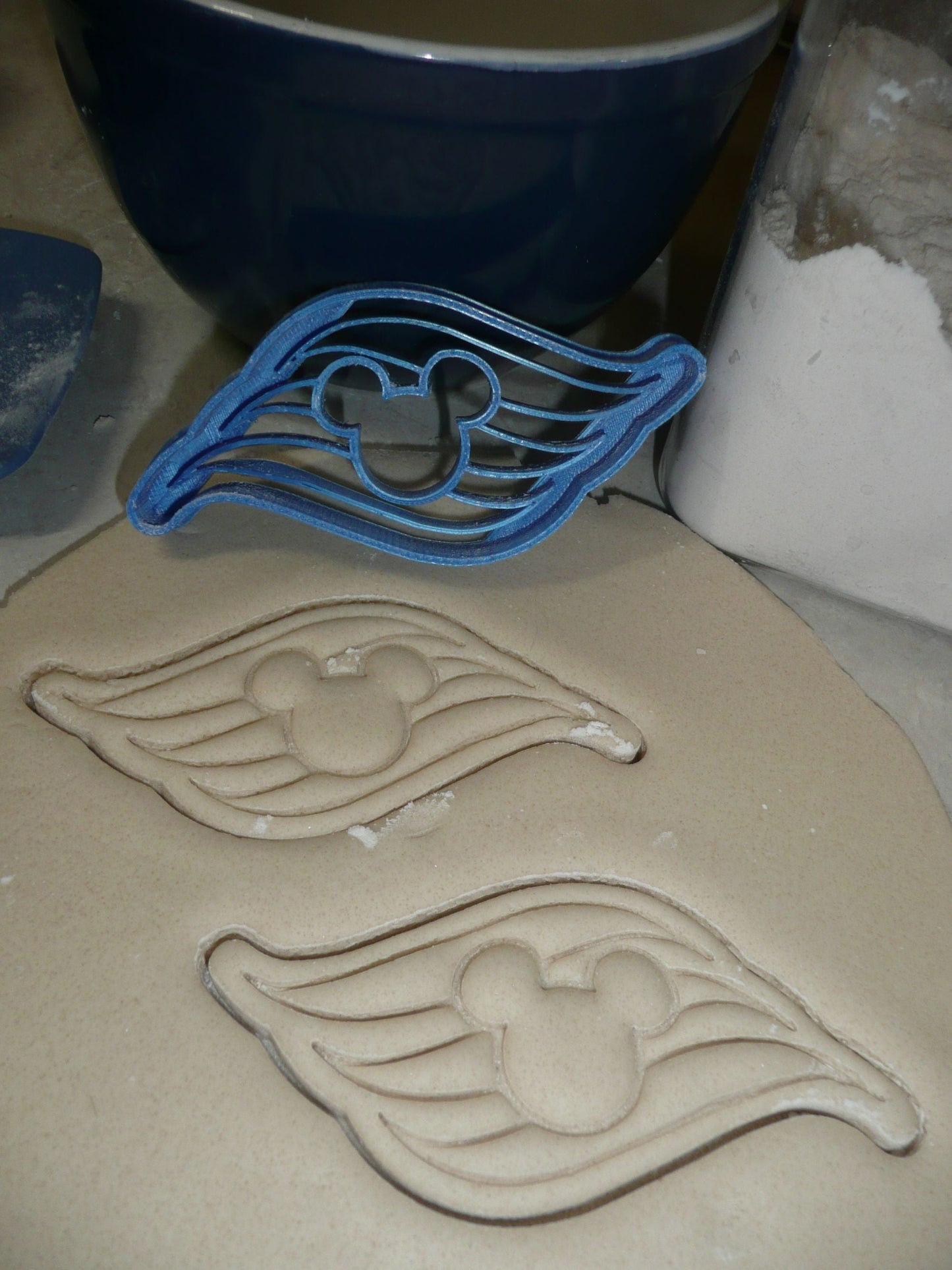 Mickey Mouse Head On Cruise Line Flag Cookie Cutter Made In USA PR2722