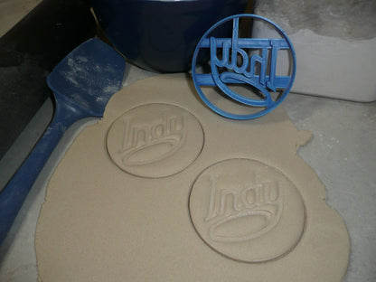 Visit Indy Logo Crossroads Of America Cookie Cutter Made In USA PR2735