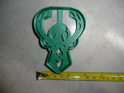 Milwaukee Bucks Basketball Team Sports Cookie Cutter Made In USA PR2751