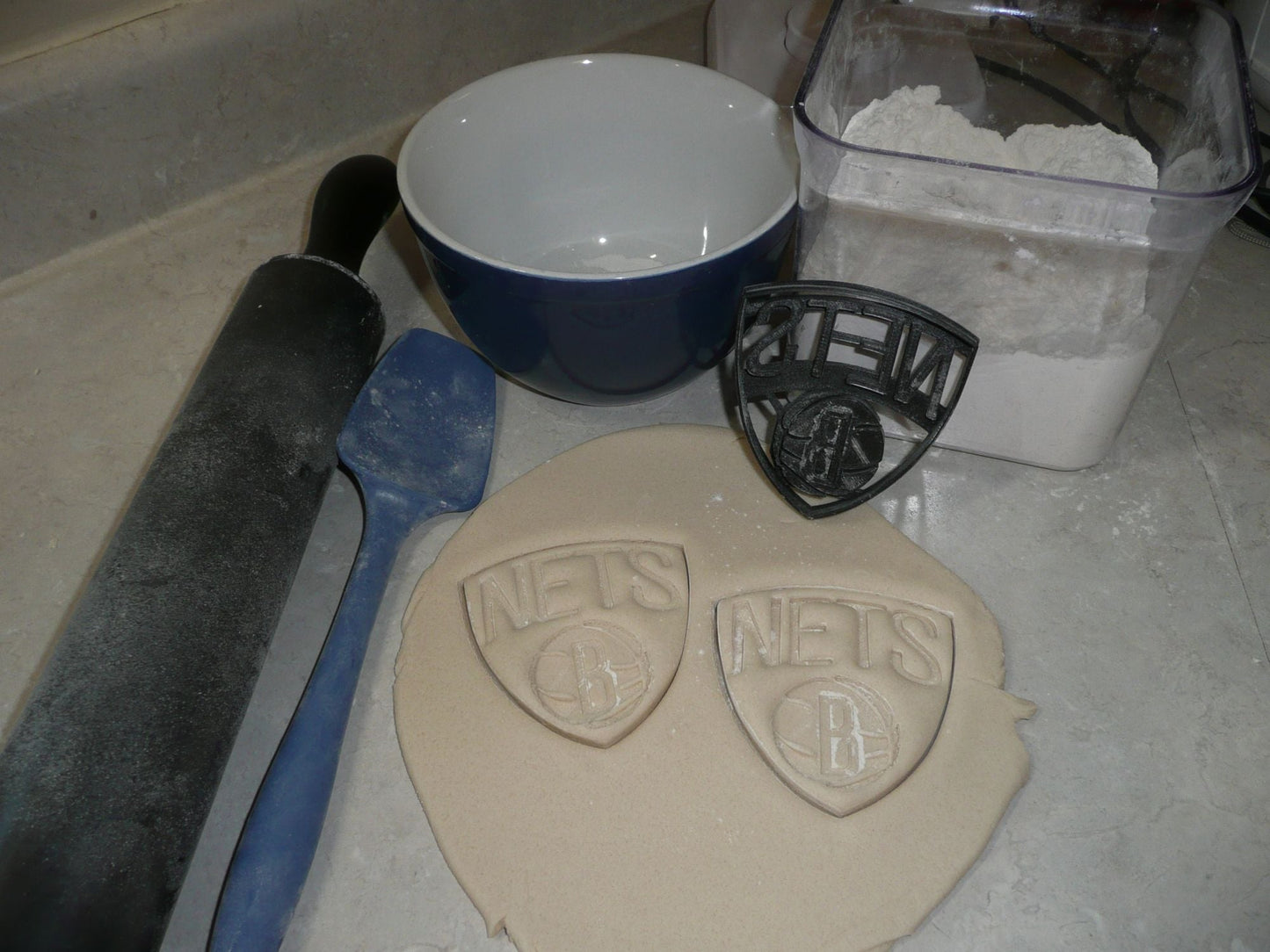 Brooklyn Nets Basketball Team Sports Cookie Cutter Made In USA PR2753
