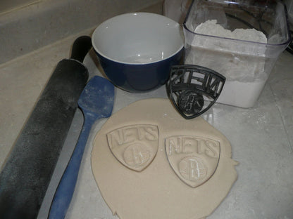 Brooklyn Nets Basketball Team Sports Cookie Cutter Made In USA PR2753