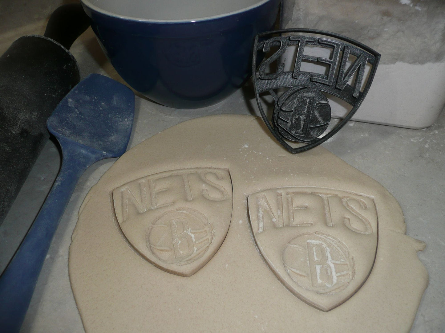 Brooklyn Nets Basketball Team Sports Cookie Cutter Made In USA PR2753