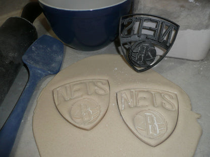 Brooklyn Nets Basketball Team Sports Cookie Cutter Made In USA PR2753
