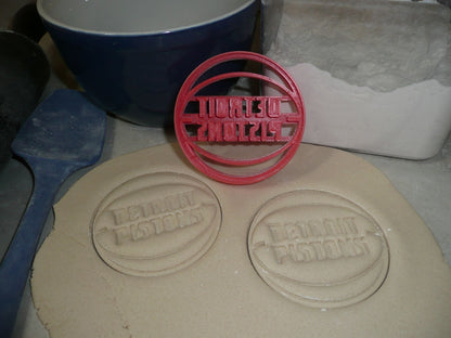 Detroit Pistons Basketball Team Sports Cookie Cutter Made In USA PR2763