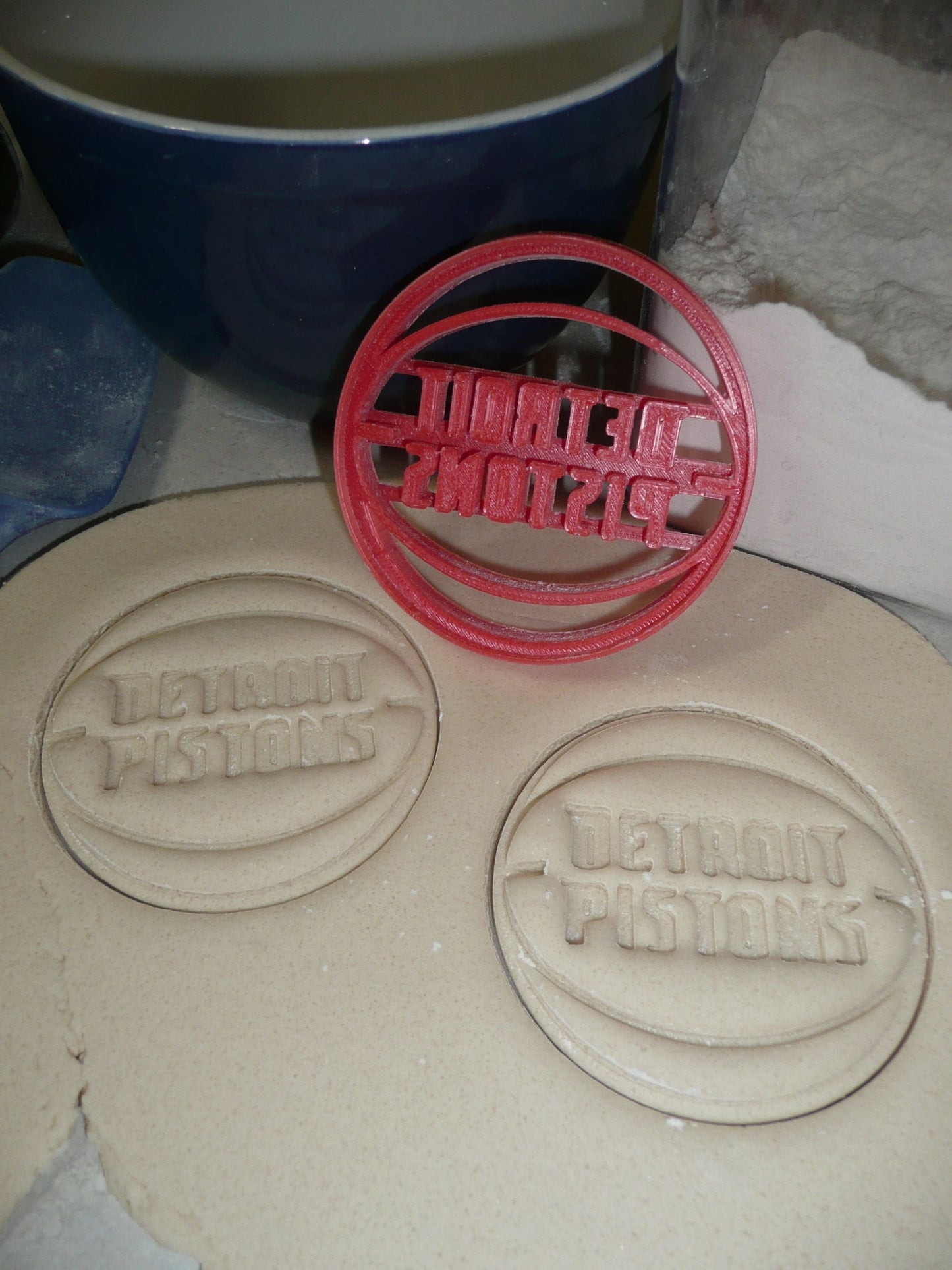 Detroit Pistons Basketball Team Sports Cookie Cutter Made In USA PR2763