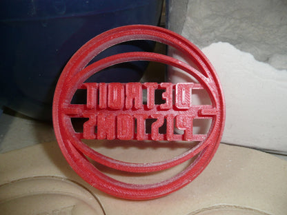 Detroit Pistons Basketball Team Sports Cookie Cutter Made In USA PR2763