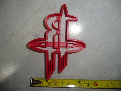 Houston Rockets R Logo Basketball Team Cookie Cutter Made In USA PR2837