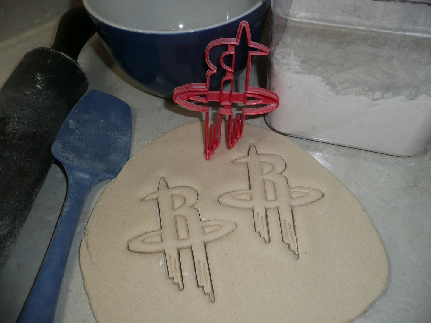 Houston Rockets R Logo Basketball Team Cookie Cutter Made In USA PR2837