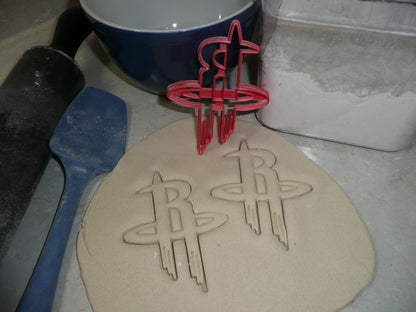 Houston Rockets R Logo Basketball Team Cookie Cutter Made In USA PR2837
