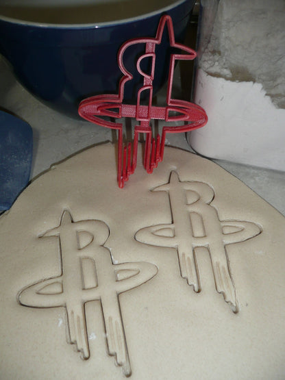 Houston Rockets R Logo Basketball Team Cookie Cutter Made In USA PR2837