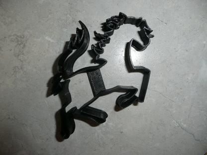 6x Ferrari Horse Fondant Cutter Cupcake Topper 1.75 IN USA FD2844