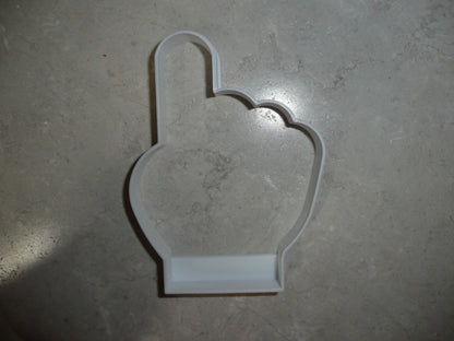Foam Hand Finger Number 1 One Team Sports Cookie Cutter Made In USA PR2861