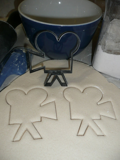 Movie Camera Cinema Film Projector Cookie Cutter Made In USA PR2872