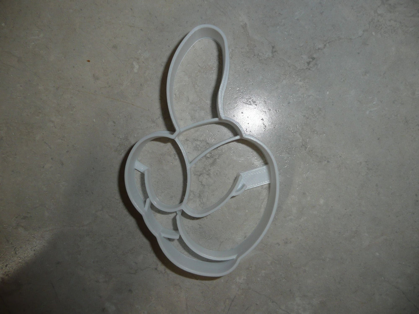 Mickey Mouse Glove Number 1 First Birthday Cookie Cutter Made In USA PR2876
