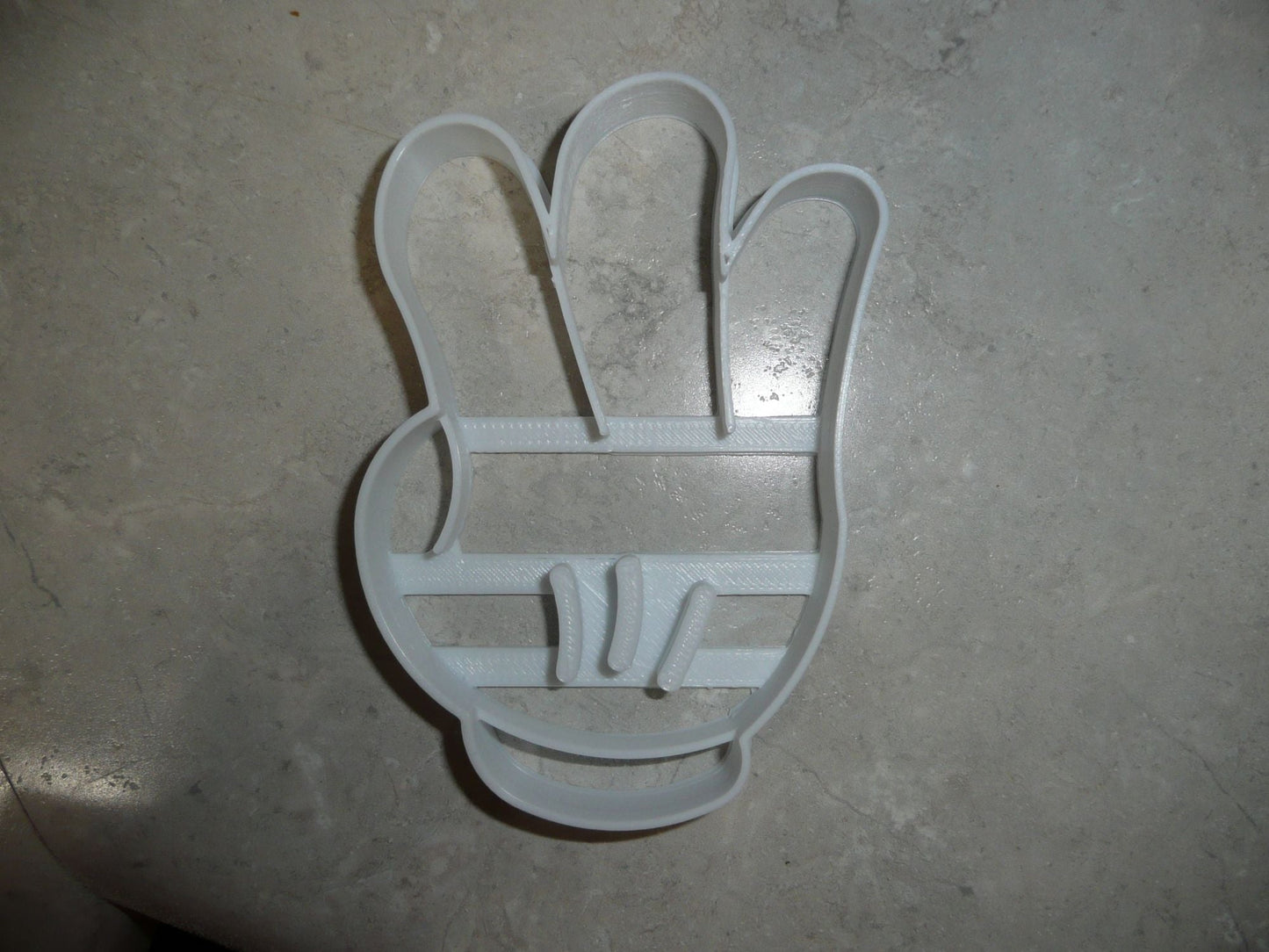 Mickey Mouse Glove Number 3 Third Birthday Cookie Cutter Made In USA PR2878
