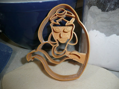 Jasmine Princess Face Aladdin Movie Character Cookie Cutter Made In USA PR2880