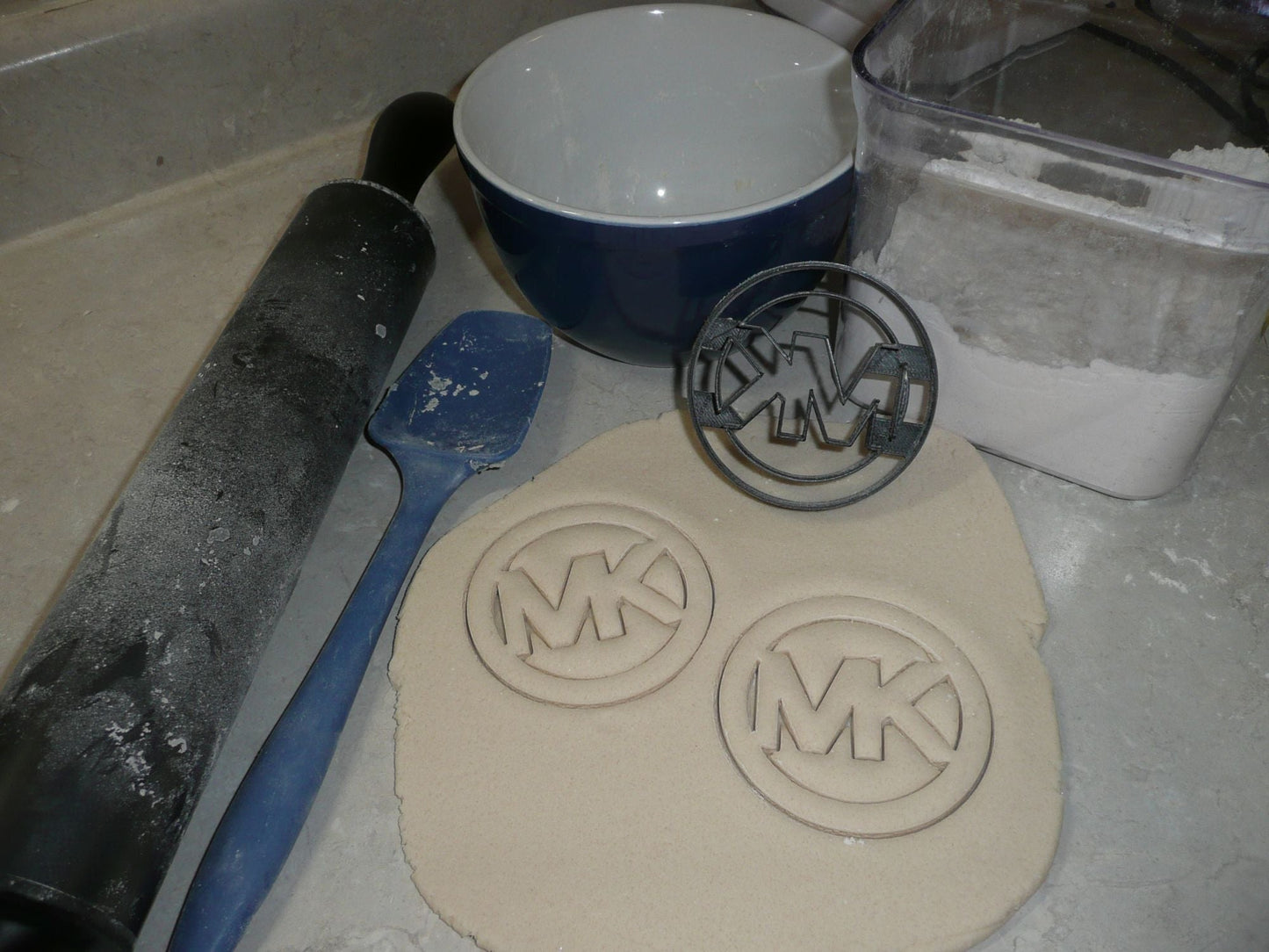 Michael Kors Luxury Fashion Brand MK Logo Cookie Cutter Made In USA PR2884