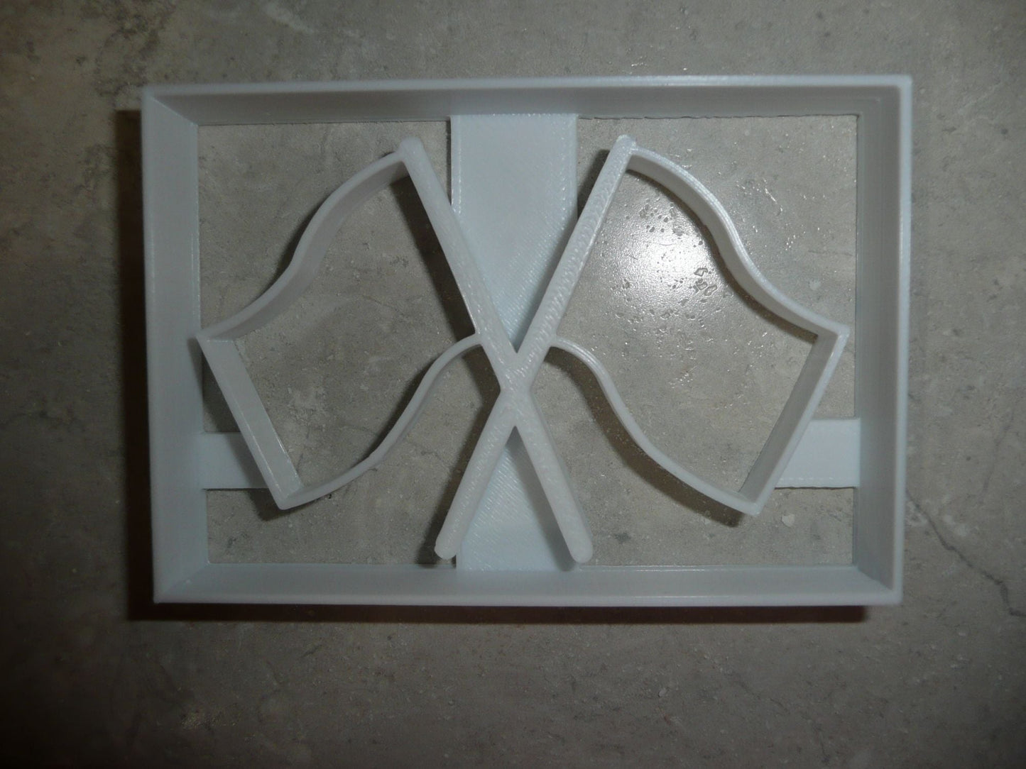 Checkered Flag Racing Finish Line Cookie Cutter Made In USA PR2894