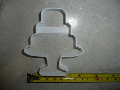 Tiered Cake On Stand Shower Birthday Cookie Cutter Made In USA PR2843