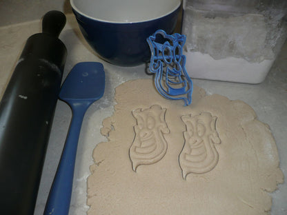 Genie Face Magic Lamp Aladdin Movie Character Cookie Cutter Made In USA PR2881