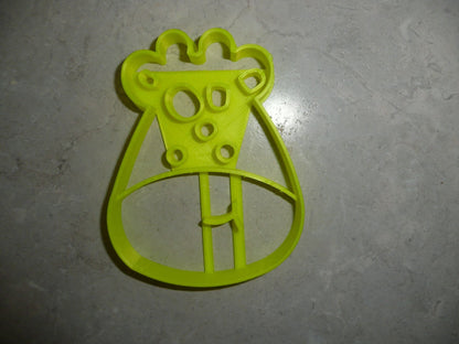 6x Giraffe Face Detail Fondant Cutter Cupcake Topper 1.75 IN USA FD2627