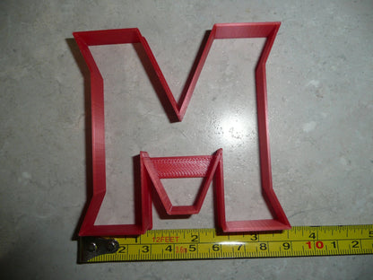 University of Maryland Terps Terrapins M Letter Cookie Cutter Made In USA PR2936