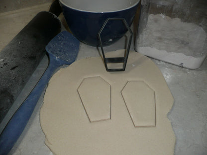 Coffin Halloween Haunted House Or Sleeping Bag Cookie Cutter Made In USA PR2945