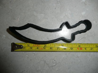Sword Shape Pirate Blade Knife Samurai Medieval Cookie Cutter Made In USA PR2959