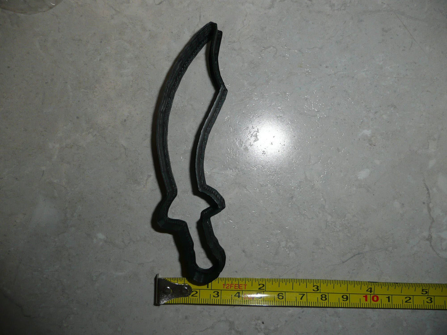 Sword Shape Pirate Blade Knife Samurai Medieval Cookie Cutter Made In USA PR2959