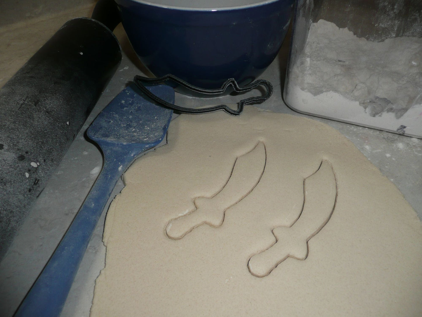 Sword Shape Pirate Blade Knife Samurai Medieval Cookie Cutter Made In USA PR2959