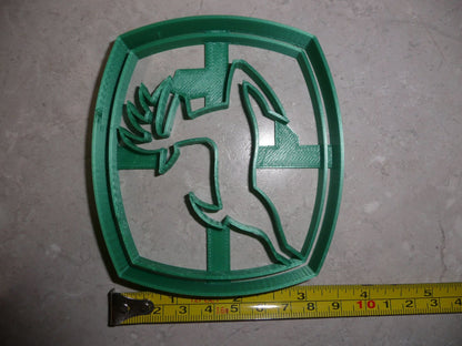 John Deere Logo Farm Tractor Heavy Equipment Cookie Cutter Made In USA PR2990