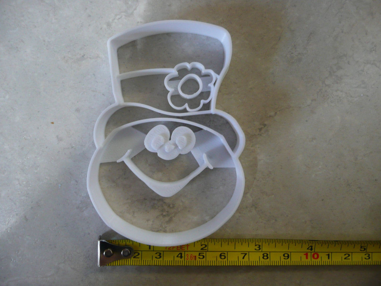 Frosty Snowman Face Head Movie TV Christmas Cookie Cutter Made In USA PR2901