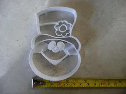 Frosty Snowman Face Head Movie TV Christmas Cookie Cutter Made In USA PR2901