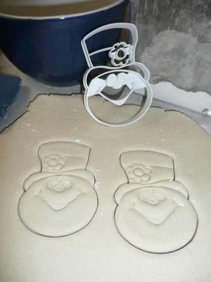 Frosty Snowman Face Head Movie TV Christmas Cookie Cutter Made In USA PR2901