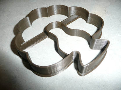 Turkey Forward Facing Bird Thanksgiving Holiday Cookie Cutter Made In USA PR2941