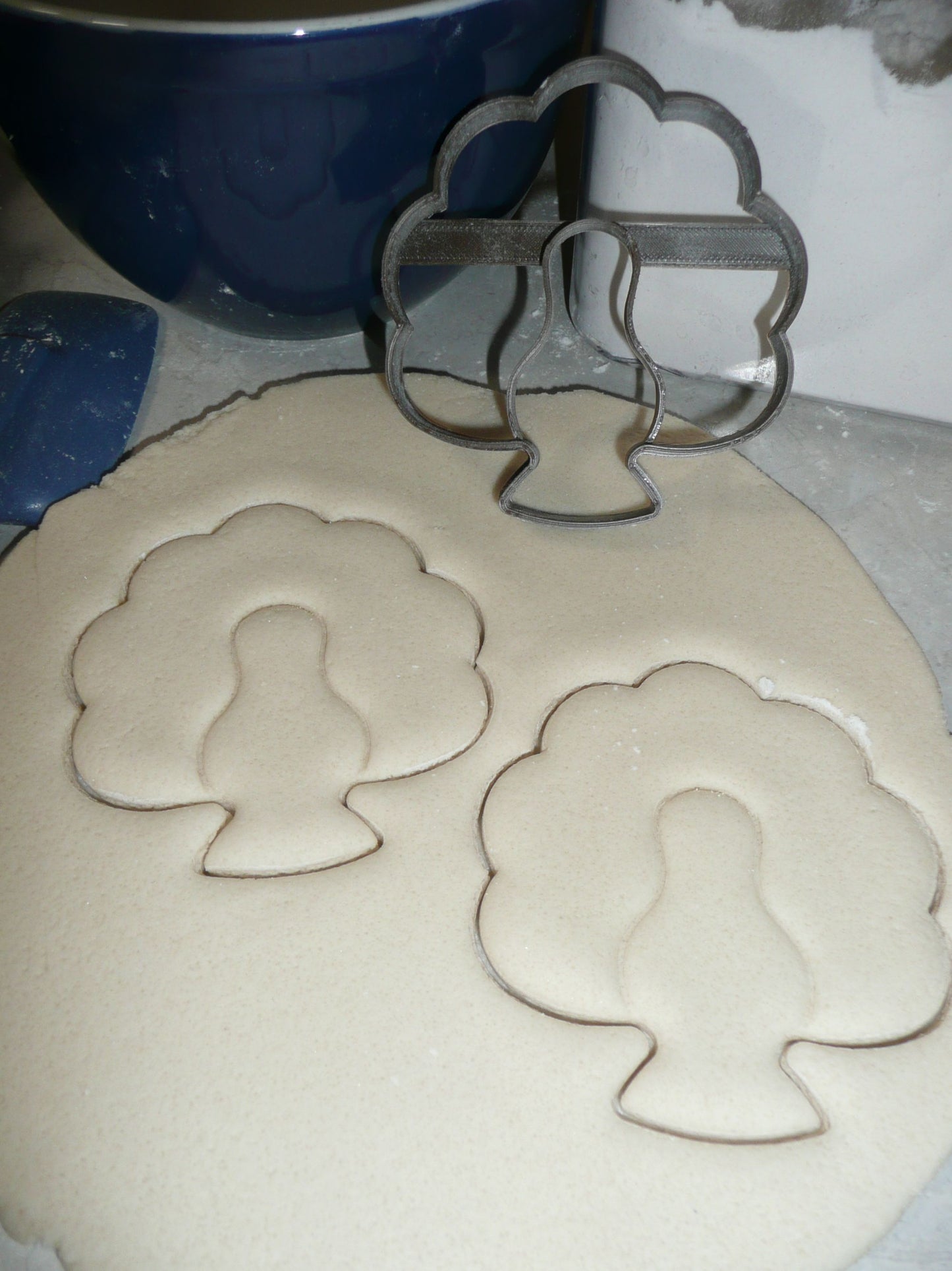 Turkey Forward Facing Bird Thanksgiving Holiday Cookie Cutter Made In USA PR2941