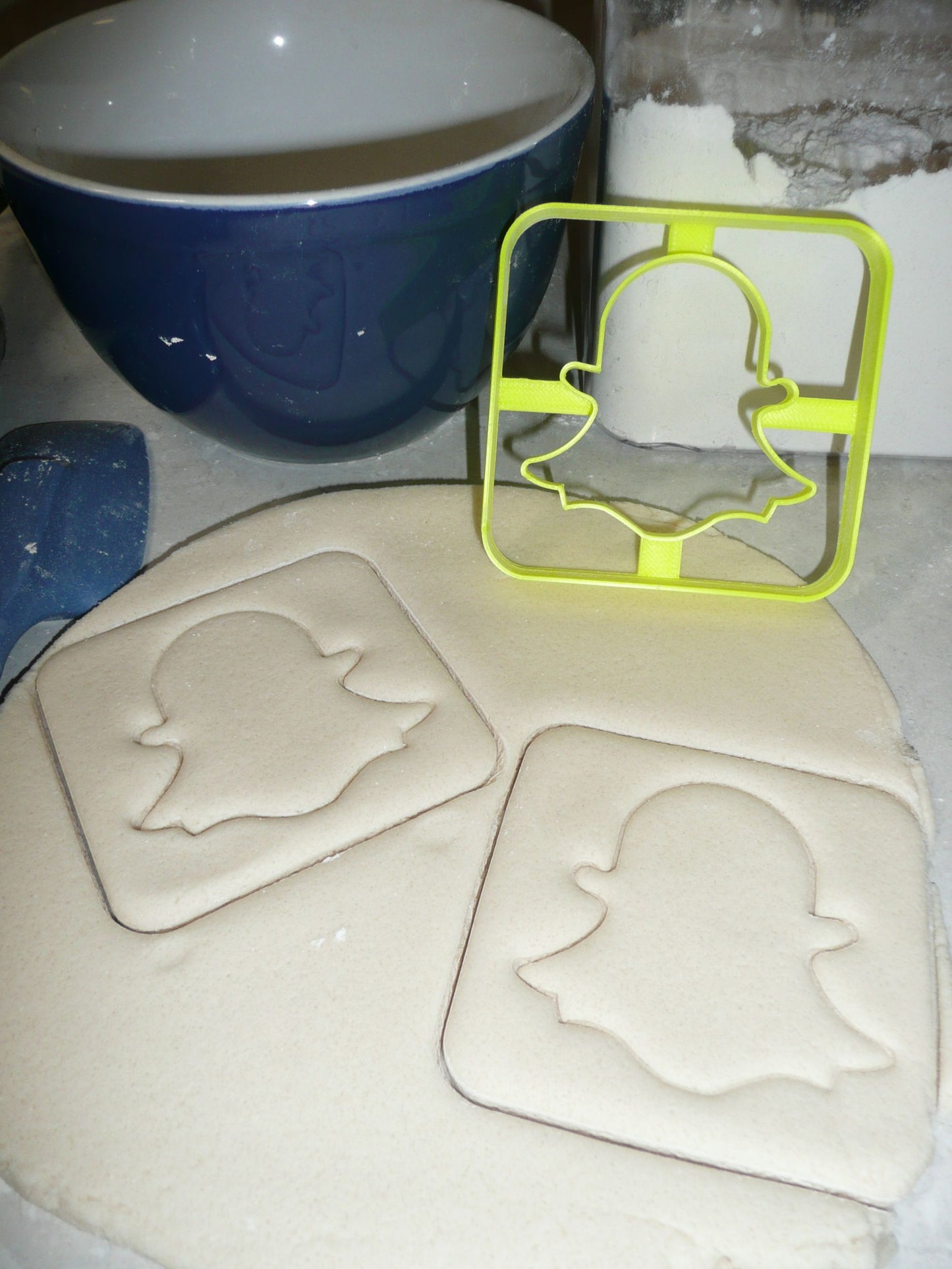 Snapchat Themed Photo Video Messaging App Cookie Cutter Made In USA PR2952