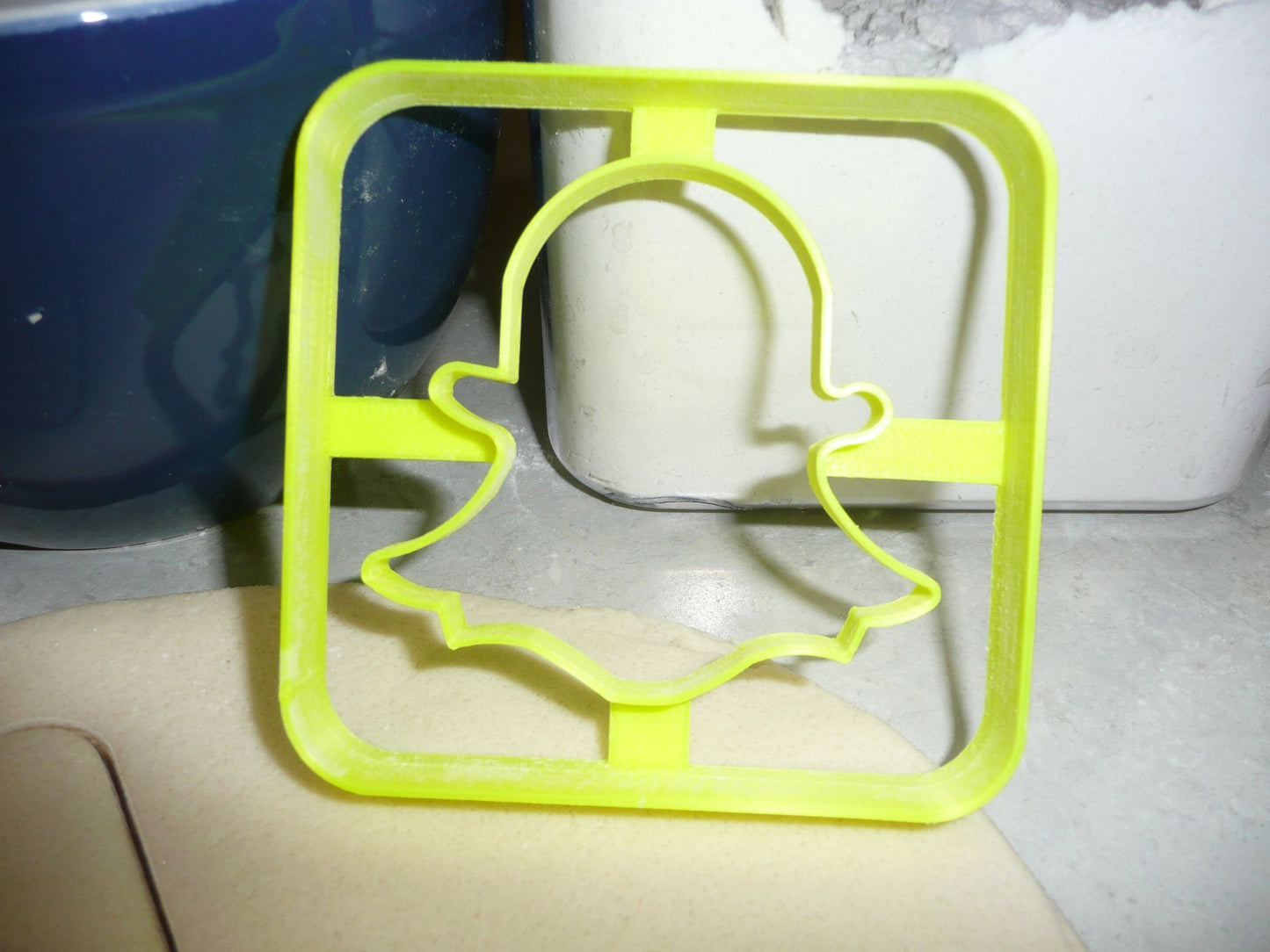 Snapchat Themed Photo Video Messaging App Cookie Cutter Made In USA PR2952