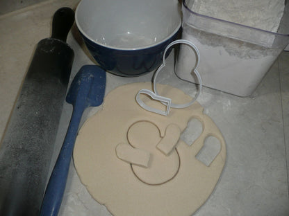 Snowman Posable Arm 2 Pieces Winter Holiday Cookie Cutter Made In USA PR2976
