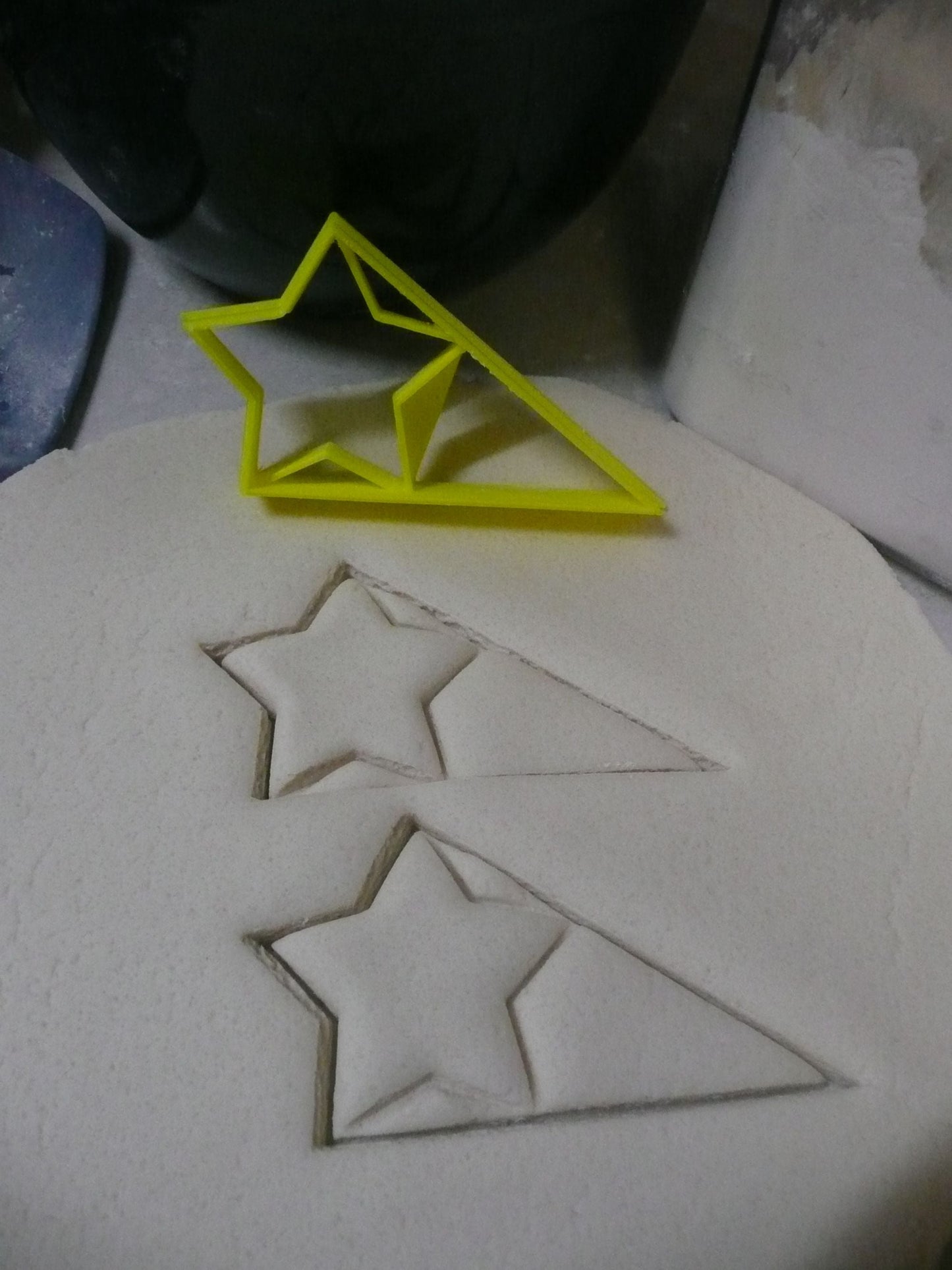 Star With Triangle Small Size Award Design Flag Cookie Cutter Made In USA PR3048