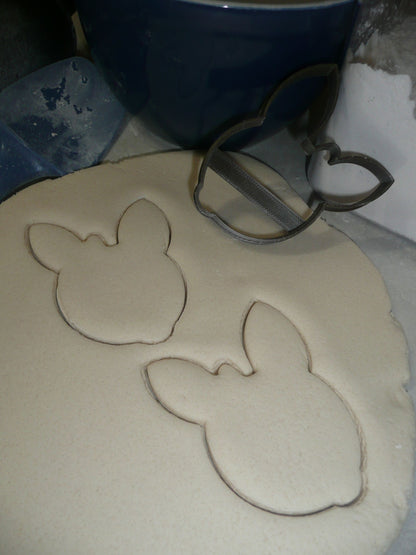 Rudolph the Reindeer Face Outline Cartoon Cookie Cutter Made In USA PR3049