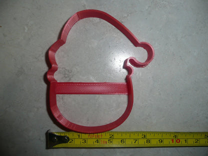 Santa Face Outline Rudolph Christmas Cartoon Cookie Cutter Made In USA PR3051