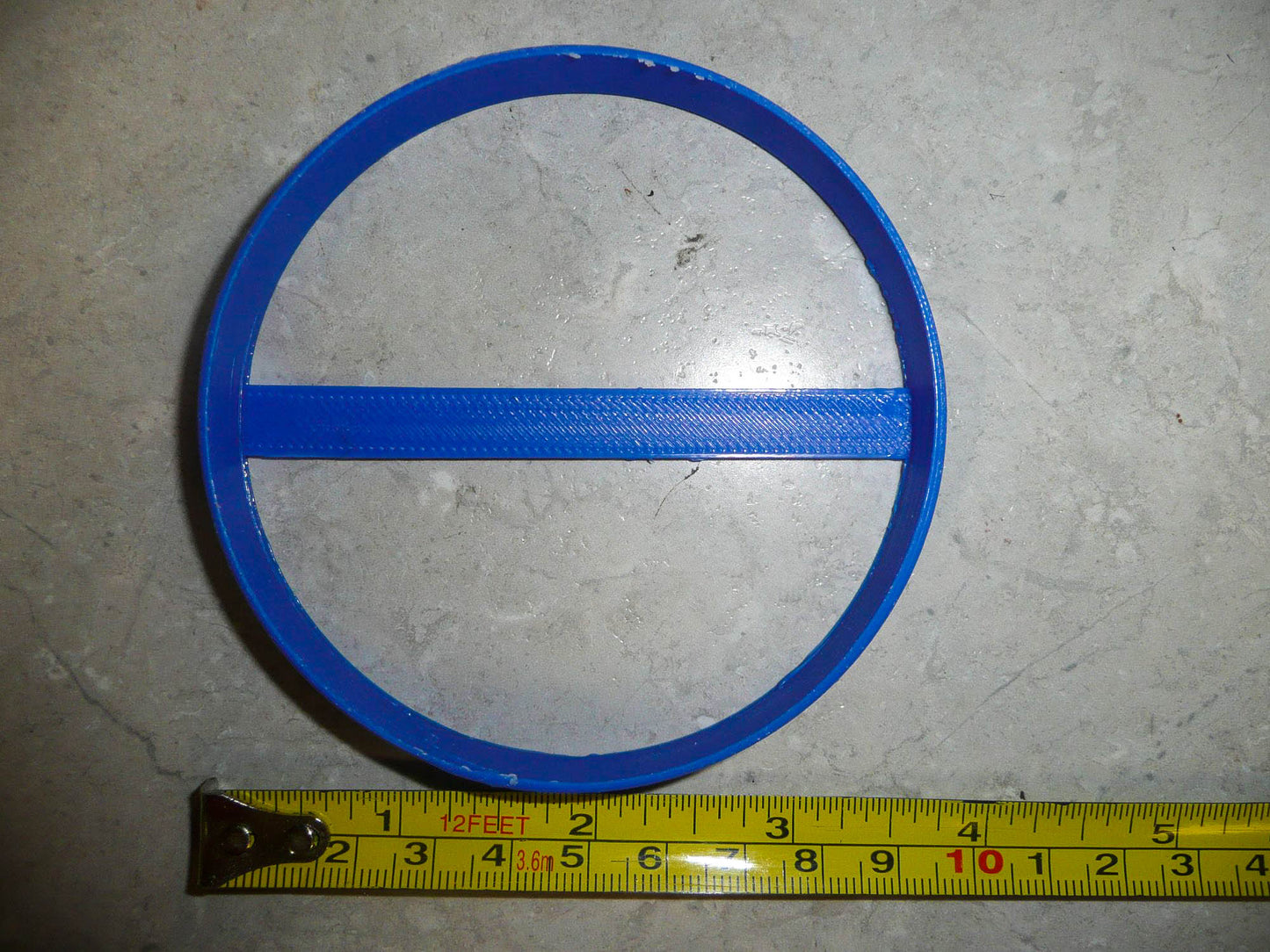 Round Circle Shape 3.5 Inch Diameter Cookie Cutter Made In USA PR3044