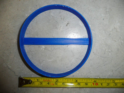 Round Circle Shape 3.5 Inch Diameter Cookie Cutter Made In USA PR3044