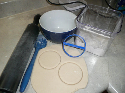 Round Circle Shape 3.5 Inch Diameter Cookie Cutter Made In USA PR3044
